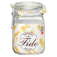 Hũ Thủy Tinh Fido Nắp Khóa Cài 1 Lít