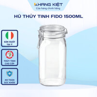 Hũ Thủy Tinh ITALY Fido Nắp Cài 750ml -1 lít -1.5 Lít, Đựng Ngũ Cốc, Cà Phê, Bánh Kẹo