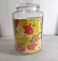 Hũ thủy tinh lục giác 1.5 lít