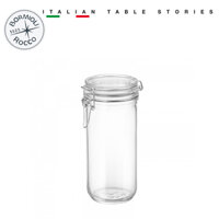 Hũ thủy tinh nắp cài Fido 1000ml thân cao - Bormioli Rocco - Italy