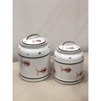 Hũ, vại muối dưa cà Gốm sứ Bát Tràng cực xinh yêu an toàn sức khoẻ họa tiết xinh yêu (ib chọn mẫu), hũ mỡ gốm sứ