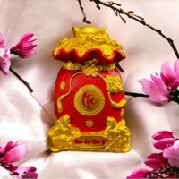 Hũ vàng tài lộc ống tiết kiệm heo đất lợn đất