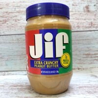 HỦ XANH LỚN 1.13 Kg ++ BƠ ĐẬU PHỘNG HẠT USA JIF Extra Crunchy Peanut Butter