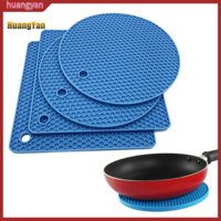 Huangyan| Bộ Phụ Kiện Nhà Bếp Cấp Thực Phẩm Silicon Trivet Silicone Trivet Thảm Bộ Chịu Nhiệt Hot Miếng Lót Cho Nhà Bếp Chống Trơn Trượt Nồi Linh Hoạt Placemats 4 Chiếc Đa Năng