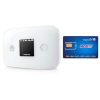 Huawei E5786s-32a Bộ Phát WiFi 3G/4G LTE Cat 6 Download 300Mbps và 01 Sim 3G Trọn Gói 12 Tháng (Trắng) [bonus]