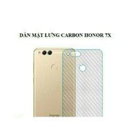 HUAWEI HONOR 7X MIẾNG DÁN MẶT LƯNG CHỐNG TRẦY VÂN CARBON