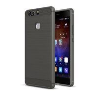 Huawei P9plus Ốp Lưng cực Chải Sợi Carbon Slim Armor Mềm Lưng Điện Thoại TPU Full Cover Dành Cho Huawei P9 Plus- quốc tế [bonus]