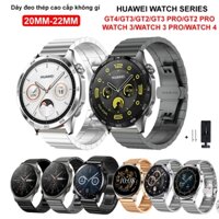 [Huawei Watch] Dây đeo thép không gỉ Huawei Watch GT4/GT3/GT3 PRO/GT2 PRO/GT2/GT2 PRO