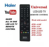 HUAYU RM-L1313 Haier HTR-A18E HTR-A10 HTR-A18H HTR-A18EN HTR-D18A HTR-A18M 55D3550 LED TV Remote Control For Haier TV LE22M600F LE24M660F LE28H600 LE32M600 LE39M600F LE39M600F LE40M600F LE46M600F