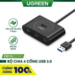 Hub 4 cổng USB 3.0 Ugreen 20291