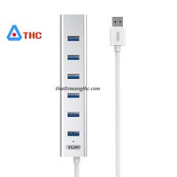 Hub 7 cổng USB 3.0 vỏ nhôm hỗ trợ nguồn Unitek Y-3090