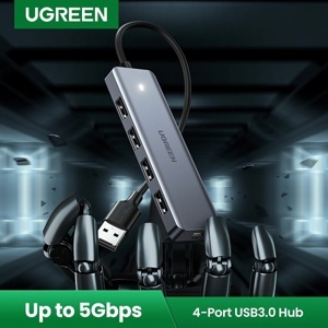 Hub chia 4 cổng USB 3.0 hỗ trợ cấp nguồn Micro USB Ugreen 50985