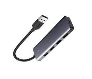 Hub chia 4 cổng USB 3.0 hỗ trợ cấp nguồn Micro USB Ugreen 50985