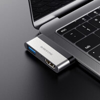 Hub chuyển BOROFONE DH2, DH1 (TYPE-C to HDMI, USB 3.0) / Hoco HB14, HB25 - Chính hãng chất lượng cao Điện thoại, Laptop