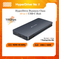 HUB chuyển đổi HyperDrive Next 10 in 1 Port Business CLASS USB-C DOCK CHO MACBOOK/LAPTOP – HD7001GL