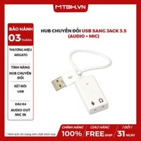 HUB CHUYỂN ĐỔI USB SANG JACK 3.5