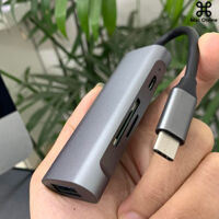 Hub chuyển Type C sang USB 3.0 + Đầu đọc thẻ nhớ SD-TF