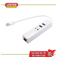 Hub Đa Năng Chia 2 Cổng USB 2.0 + Card Âm Thanh + Lan RJ45