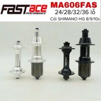 Hub Fastace MA006FAS 24/28/32/36 lỗ chạy bạc đạn siêu bon, Đùm/Moayo FasTace chạy bạc đạn phanh U, V