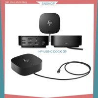 Hub HP Usb-C Dock G5-Xuất 3 Màn Hình 4k Ngoài Riêng Biệt, Thêm Cổng Kết Nối Cho Laptop Window, Chrome, M.ac