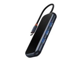 Hub Mở Rộng Kết Nối Đa Năng Baseus AcmeJoy HUB Docking Station Cho Macbook Laptop iPad Điện Thoại (HDMI 4K RJ45 USB3.0 SD/TF PD/Data Jack 3.5)