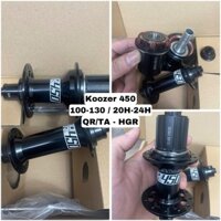 Hub, moay ơ , đùm xe đạp Koozer 450 phanh vành 100-130 20-24H