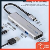 Hub Type-C / Video Capture Card Hỗ Trợ Livestream / Record Ghi Hình - Ulanzi C060 4in1_TUG STUDIO