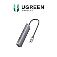 HUB Ugreen 70495 5 in 1 USB type C ra 3*USB 3.1 sạc 100w PD 4K HDMI