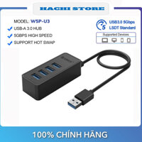 hub usb 3 0 Orico w5p-u3 bộ chia 4 cổng usb 3.0 đi kèm cổng cấp nguồn phụ – Hàng Chính Hãng