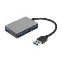 Hub USB 3.0 4 Cổng Tốc Độ 5Gbps Siêu Tốc Nhựa Bộ Chia Hub USB Cho Laptop LazadaMall