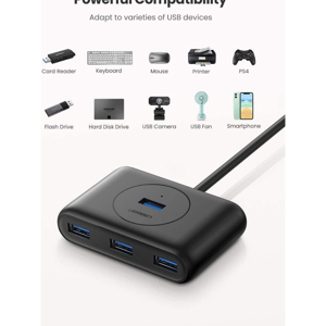 Hub USB 3.0 ra 4 cổng Ugreen 20290 - 30cm