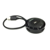 HUB USB 4P 2.0 0.3M H200ABK UNITEK