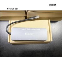 Hub USB-C Amber – Dock chuyển đổi cổng kết nối, xuất màn hình 4K 30HZ cho Laptop