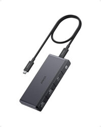 Hub USB-C Anker 556 (USB4, 8-in-1) Hỗ Trợ HDMI + Displayport 8K@30Hz, 2xUSB-A 3.2 + 1x USB-C 3.2 ,1x RJ45, 1x PD100W, 1x USB-C Upstream – A83A8 ( Hỗ Trợ Xuất 2 Màn Hình Cùng Lúc )
