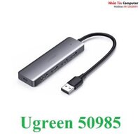 Hub USB ra 4 cổng USB 3.0 hỗ trợ cấp nguồn USB-C 5V chính hãng Ugreen 50985 cao cấp