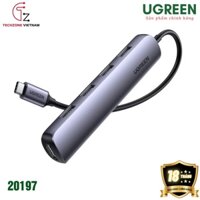 Hub USB Type C 5 in 1 to HDMI, USB 3.0 Ugreen 20197