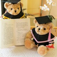 Hubert Cử Nhân Gấu Sang Trọng Đồ Chơi, Đầm Học Thuật Mềm Mũ Bác Sĩ Búp Bê Gấu Tốt Nghiệp, Quà Tặng Kỷ Niệm Dễ Thương Nhồi Bông Mũ Cử Nhân Búp Bê Động Vật Lễ Kỷ Niệm Sinh Viên Tốt Nghiệp