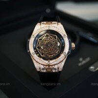Hublot Big Bang Sang Bleu King Gold Pave 465.OS.1118.VR.1704.MXM18