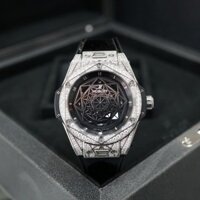Hublot Big Bang Sang Bleu Steel Pavé 39 mm 465.SS.1117.VR.1704.MXM18
