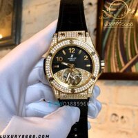 Hublot Nam Lộ Cơ Full Kim Cương Nhân Tạo Mạ Vàng PVD 18k Giá Rẻ