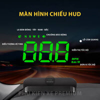 HUD Màn Hiển Thị Tốc Độ Chạy Xe Ô Tô – OBD Hiển Thị Bản M1 Định Vị Cảnh Báo Tốc Độ
