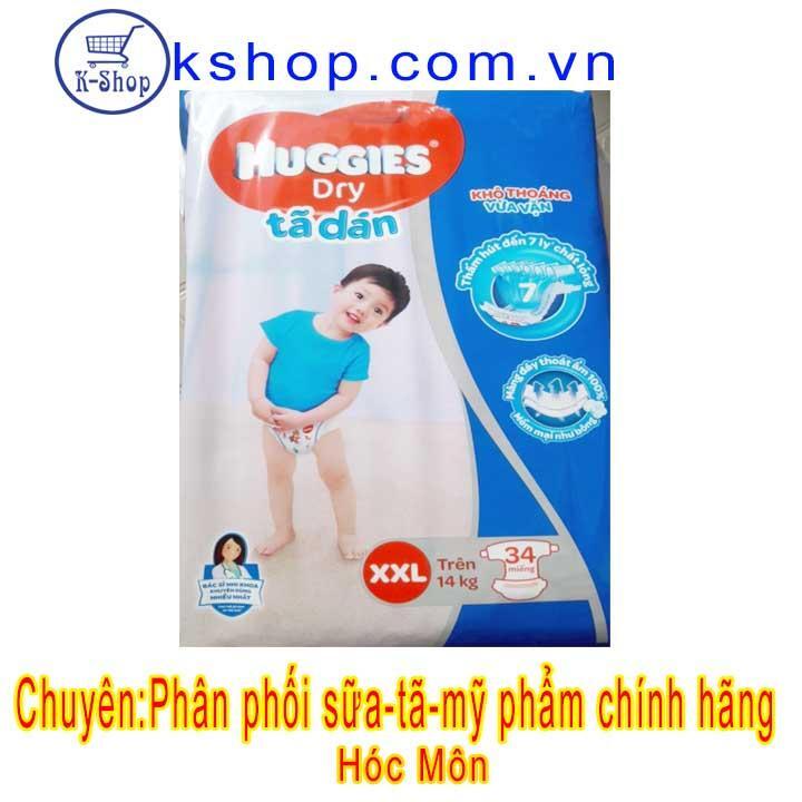 Tã dán Huggies size XL 34 miếng (trẻ từ 11 - 16kg)