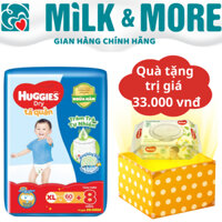 Huggies tã quần chống hâm size XL68 + khăn ướt