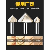 Huhao 90 độ V-knife chế biến gỗ xẻ xẻ Huhao 90 độ Dao hình chữ V Dao chế biến gỗ Máy cắt tỉa Lưỡi dao Tấm nhựa nhôm Khe cắm tích hợp Gấp tường đáy tròn dao 02.16