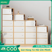HUHU Tủ gỗ đựng Kệ sách gỗ kệ để đồ đa năng tủ gỗ đựng đồ chất liệu HUHUF phong cách hiện đại