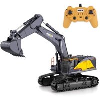 Huina 1592 - Máy xúc điều khiển từ xa Hulna 592 - Mô hình xe cuốc điều khiển từ xa RC , tỉ lệ 1/14, sóng điều khiển 2.4G