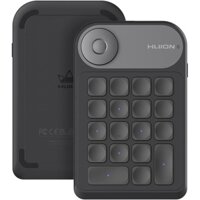 HUION K20 Keydial Mini Bluetooth Programmable Keypad with Dial 5 Keys Anti-ghosting 18 Customized Keys,