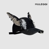 Huleqi Trucker Hat, Y2k Denim Mũ Bóng Chày, Tai Mèo Sắt Nhẫn Nữ Mũ Nữ