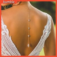 Hum Kim Cương Giả Phông Nền Vòng Cổ Cho Áo Lưng Nữ Cô Dâu Lưng Thả Vòng Cổ