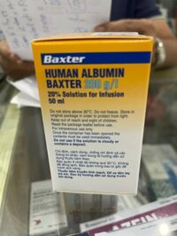 Human albumin 20% baxter 50ml